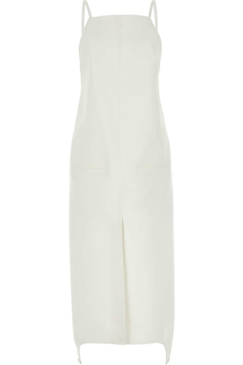 Jumpsuits for Women Courrèges White Twill Dress