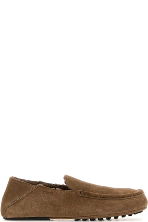 Tod's for Kids Tod's Mud Suede Loafers