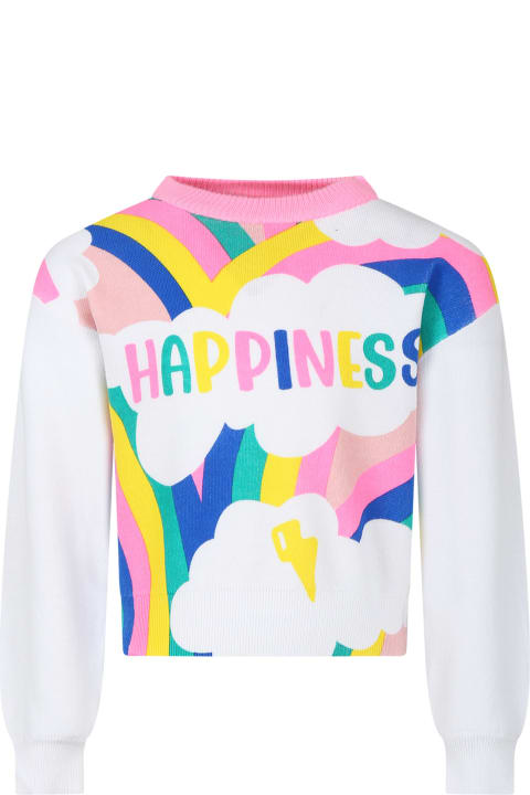 ガールズ Billieblushのニットウェア＆スウェットシャツ Billieblush Multicolored Sweater For Girl