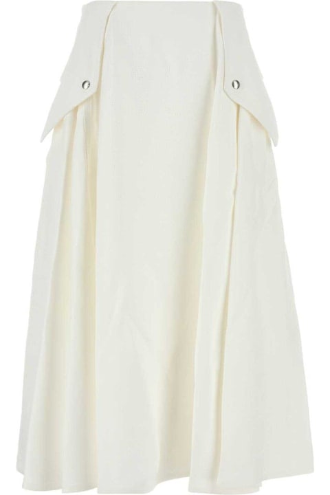 Bottega Veneta for Women Bottega Veneta Pleated Midi Skirt