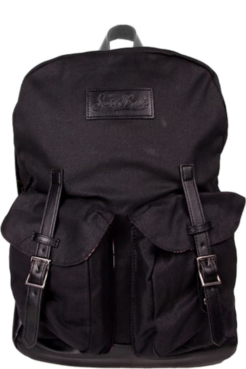 ウィメンズ バックパック MC2 Saint Barth Black Canvas Backpack