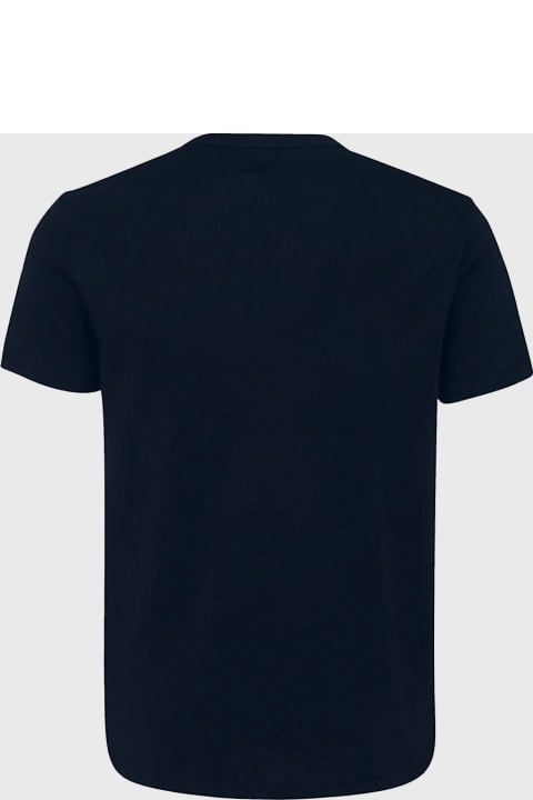 Topwear for Men Tom Ford Navy Blue Cotton Blend T-shirt