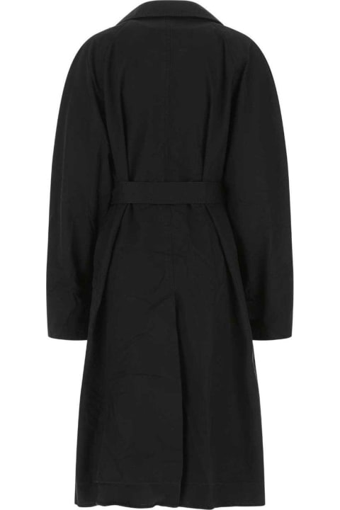 Balenciaga for Women Balenciaga Belted Long-sleeved Coat