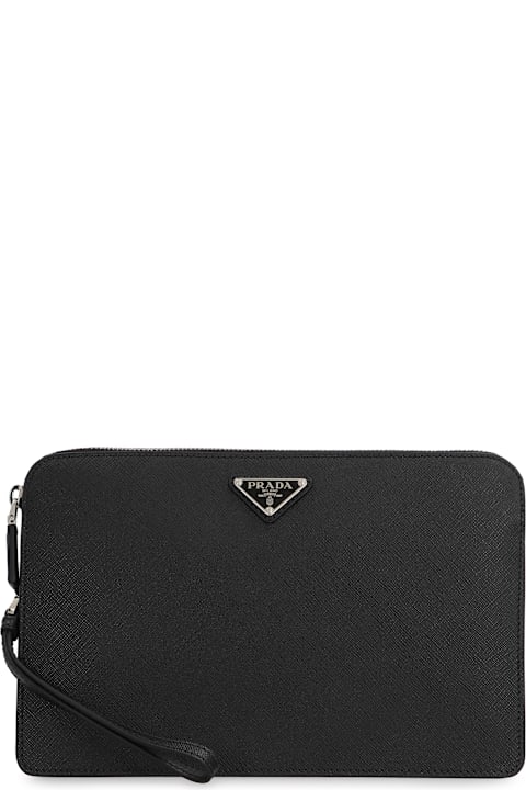 Prada Bags for Men Prada Saffiano Leather Pouch