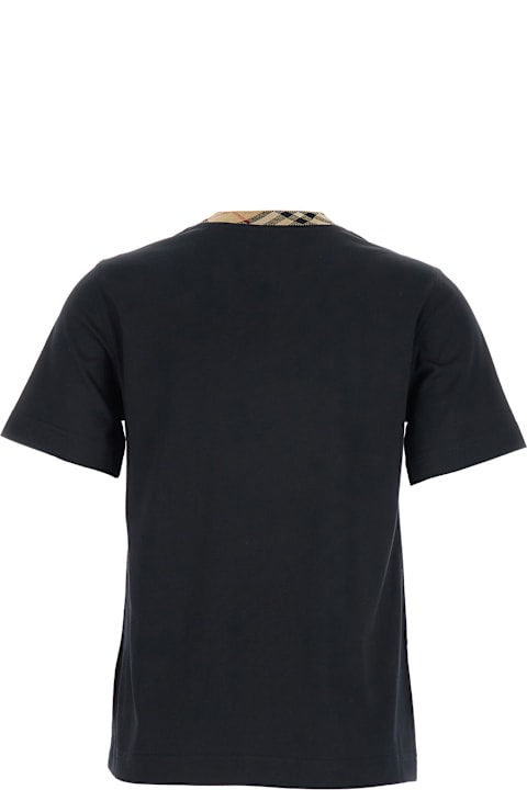 Burberry for Women Burberry Black Cotton T-shirt