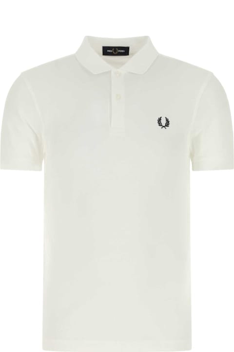 Fred Perry for Men Fred Perry White Piquet Polo Shirt