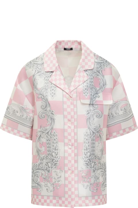 Topwear for Women Versace Shirt With Baroque And Medusa Motif