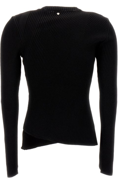 Versace Sweaters for Women Versace Asymmetric Knitted Jumper