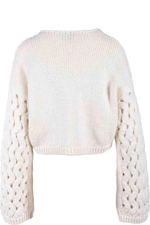 Women's White Sweater