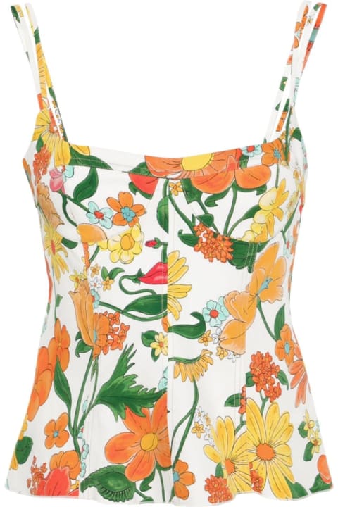 Stella McCartney Underwear & Nightwear for Women Stella McCartney Floral-print Peplum Top