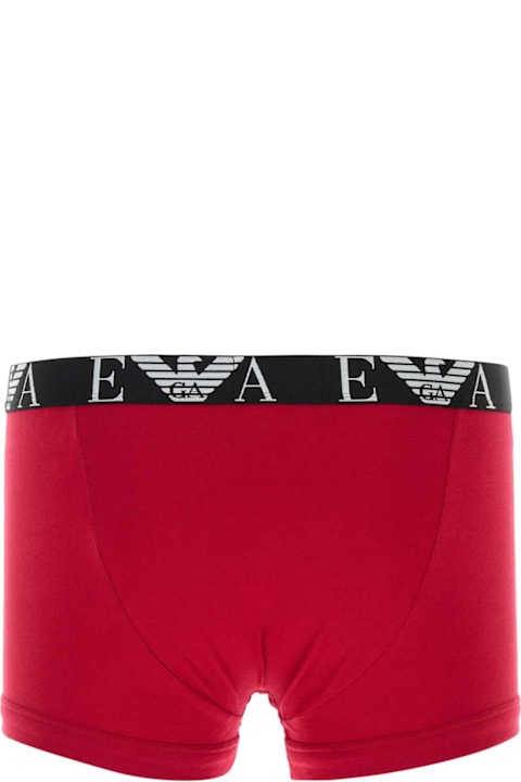 Underwear for Men Emporio Armani Multicolor Stretch Cotton Boxer Set