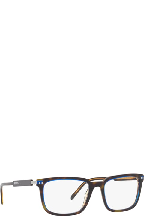 Prada Eyewear Eyewear for Men Prada Eyewear Pr 13yv Denim Tortoise Glasses