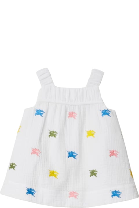 Sale for Kids Burberry Cotton Dress And Knitches