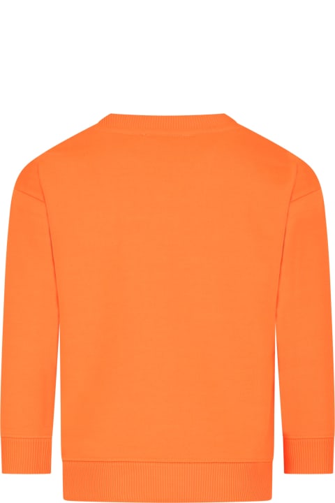 Fashion for Women Marc Jacobs Orange Sweatshirt For Boy With Garfield
