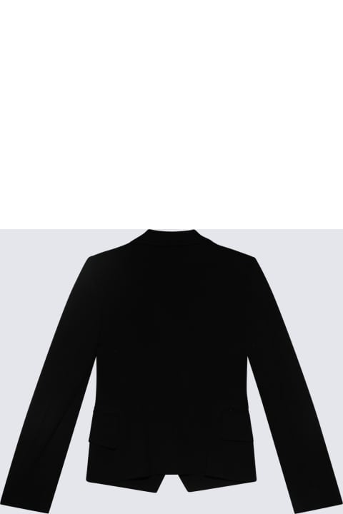 Balmain Coats & Jackets for Girls Balmain Black Viscose Blend Blazer