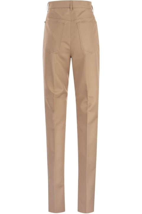 SportMax Pants & Shorts for Men SportMax High-waisted Slim-fit Trousers