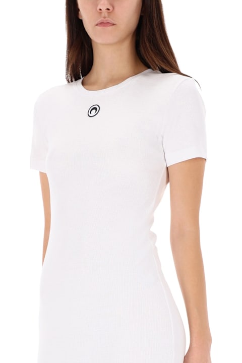 Marine Serre لـ Kids Marine Serre Midi Dress "moon"