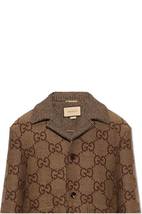 Coats & Jackets for Men Gucci Short Wool Coat
