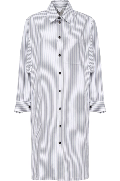 Sale for Women Bottega Veneta Striped Cotton Dress