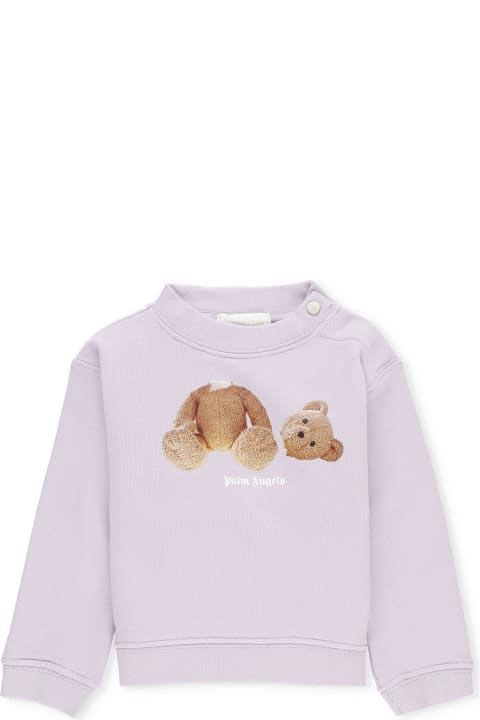 Sweaters & Sweatshirts for Baby Girls Palm Angels Bear Crew Sweatshirt