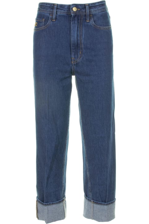 Jacob Cohen Clothing for Women Jacob Cohen High Waist Boyfriend Jeans With Cuff