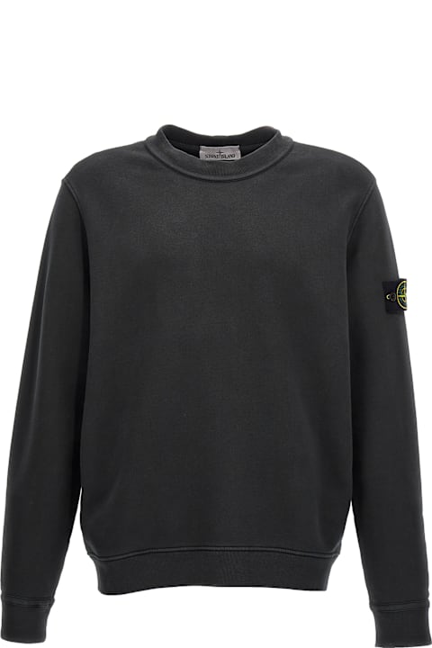 Stone Island for Men Stone Island Logo Badge Sweatshirt