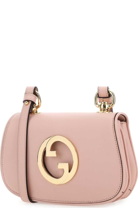 ウィメンズ Gucciのバッグ Gucci Pink Leather Gucci Blondie Crossbody Bag