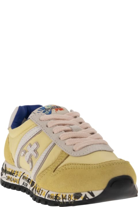 Premiata Shoes for Girls Premiata Sky - Suede And Nylon Trainers