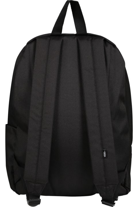 Accessories & Gifts for Boys Vans Black Backpack For Kids With Iconic White Logo