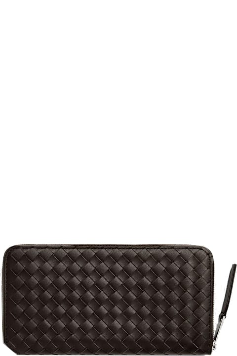 Bottega Veneta Wallets for Men Bottega Veneta Intrecciato Zip Around Wallet