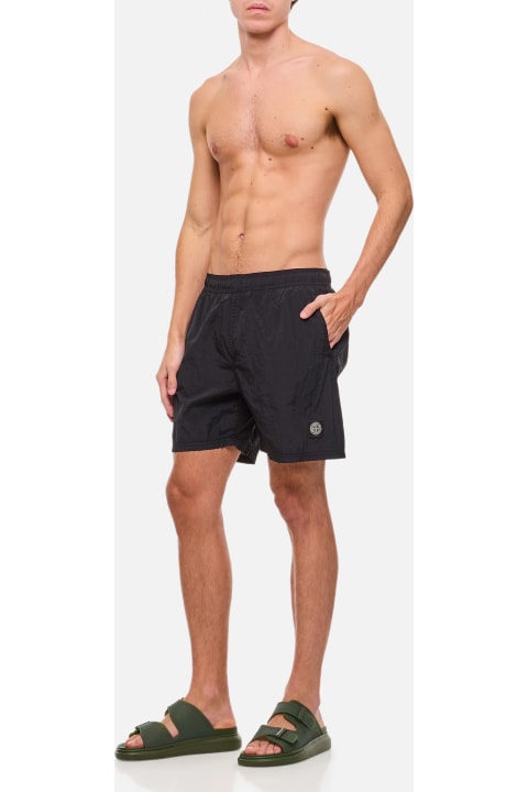 Swimwear for Men Stone Island Nylon Swim Shorts