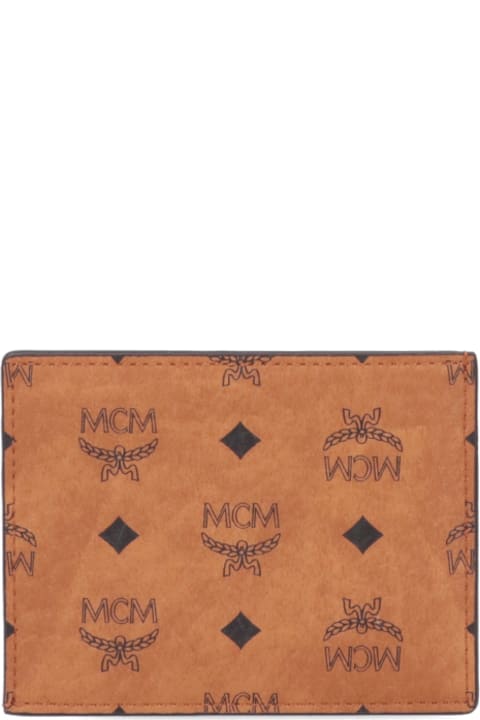 Wallets for Men MCM Visetos Original Card Holder