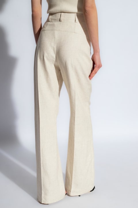 Jacquemus for Women Jacquemus Sauge Viscose And Linen Trousers