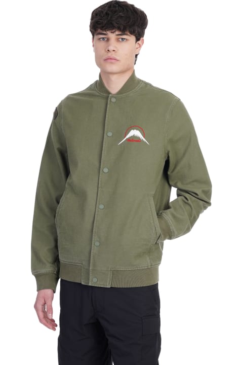 Casual Jacket In Green Cotton