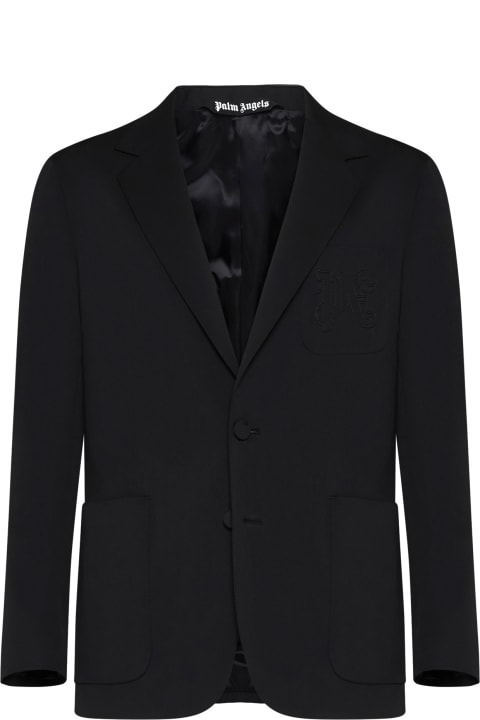 Palm Angels Coats & Jackets for Men Palm Angels Single-breasted Tailored Blazer
