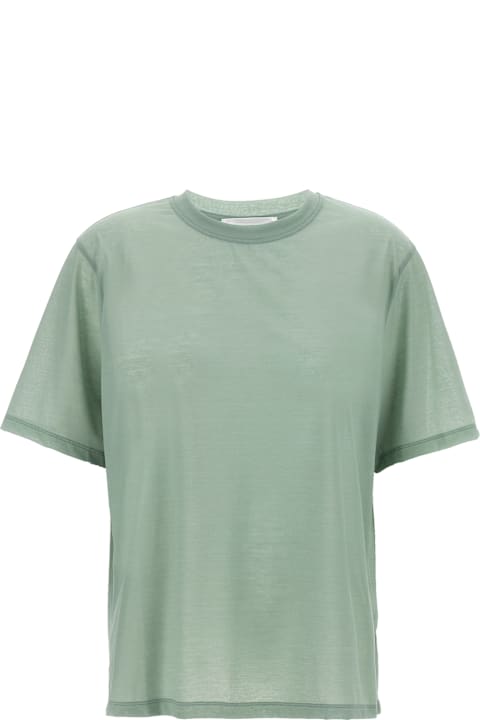 Victoria Beckham for Women Victoria Beckham Logo Embroidery T-shirt