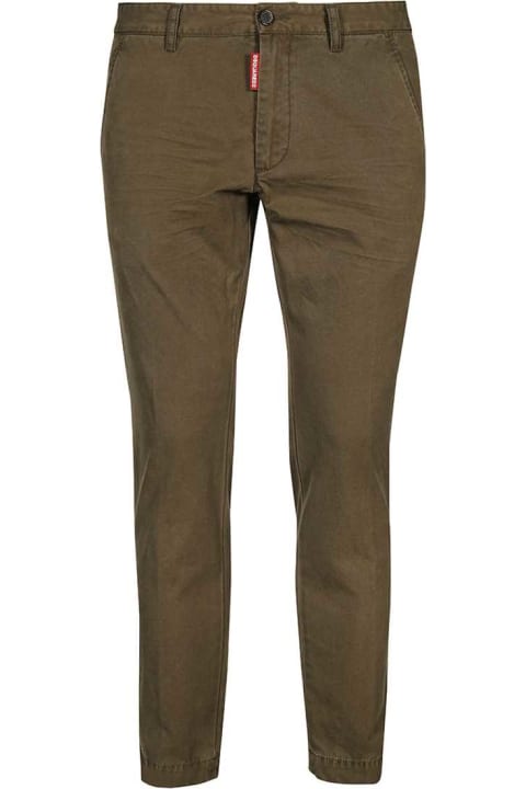 Dsquared2 سراويل لـ القسم الرجالي Dsquared2 Cotton Chino Trousers