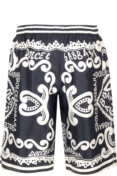 Clothing for Men Dolce & Gabbana 'marina' Print Bermuda Shorts