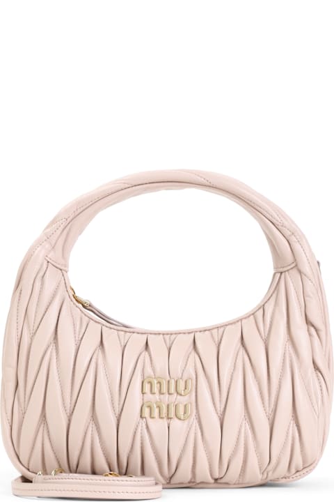 Homeware Miu Miu Wander Matelassé Hobo Bag