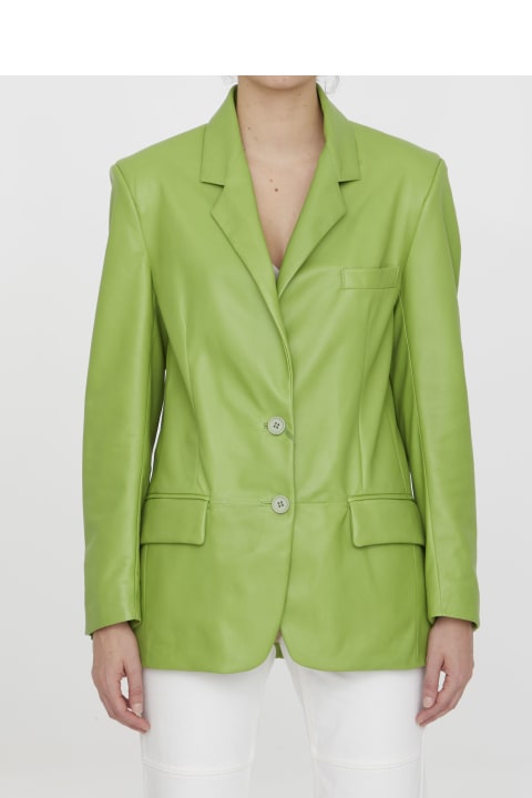 Lime Leather Jacket