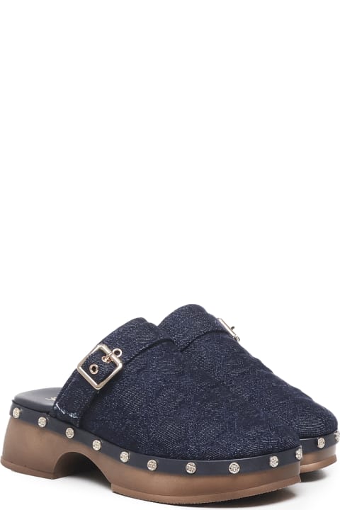 Homeware V73 Nyala Mules In Denim
