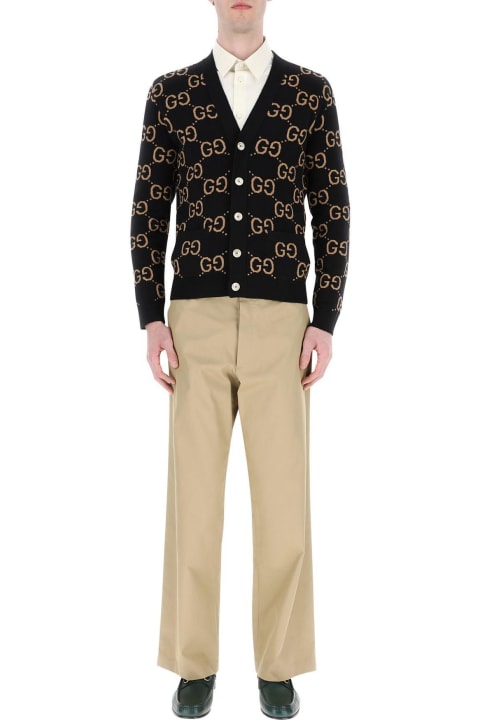 Gucci Clothing for Men Gucci Ivory Poplin Shirt