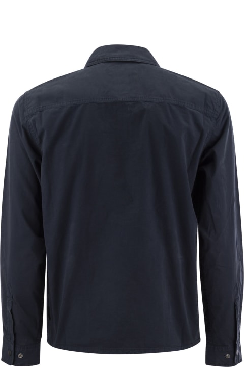 メンズ新着アイテム Woolrich Garment-dyed Shirt Jacket In Pure Cotton