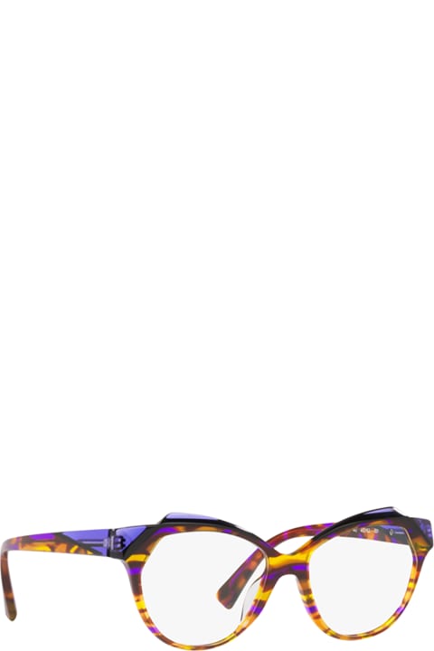A03153 Dune Yellow Violet Black Violet Glasses