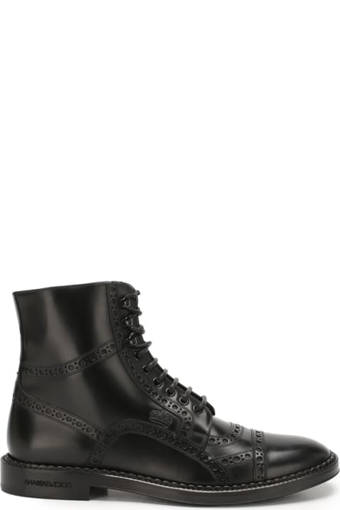 Boots for Men Dolce & Gabbana Leather Boots