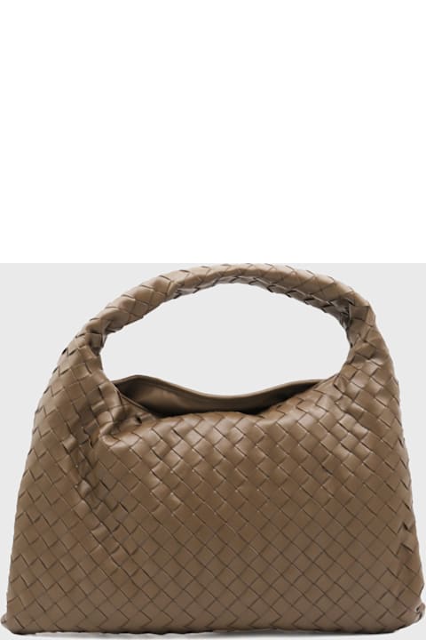 Bottega Veneta Brown Leather Hop Small Handle Bag