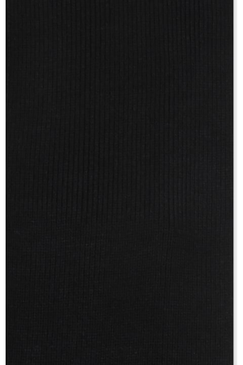 Homeware Diesel Black Scarf For Kids With Logo
