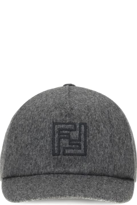 أدوات منزلية Fendi Wool Baseball Hat