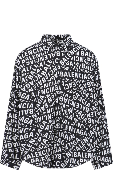 Balenciaga Clothing for Men Balenciaga Minimal Logo Shirt