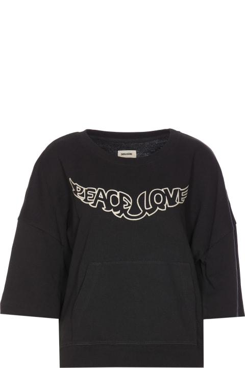 Zadig & Voltaire Fleeces & Tracksuits for Women Zadig & Voltaire Kaly Slub T-shirt